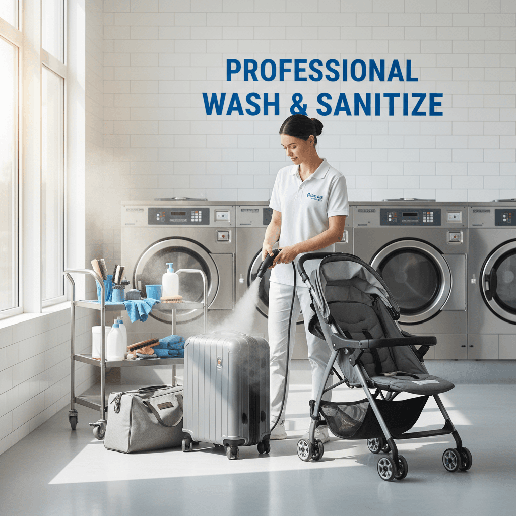 Stroller and suitcase cleaning service
